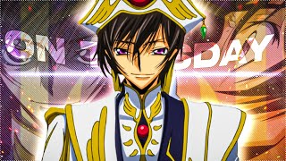 On Tuesday - lelouch lamperouge [AMV/EDIT]