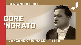 Watch Beniamino Gigli Core ngrato video