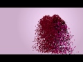 particles hearts - abstract valentine's day animation (  motion graphic , love )