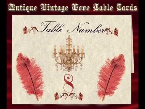 HandyKanecom Unique Theme Vintage Wedding Event invitations 