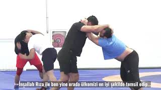 ASKİ Sporlu Milli güreşçiler Taha Akgül ve Rıza Kayaalp ...