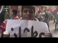 مظاهرات مناهضة للجوع والحصار في مخيم اليرمو