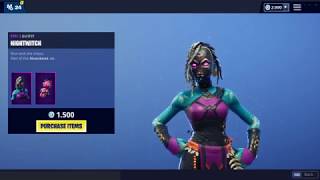 New Nightwitch Skin - Fortnite Item Shop 2019-03-31