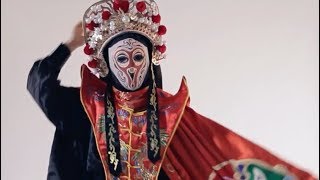 Chinese New Year Entertainment - Chinese Changing Mask Illusion.