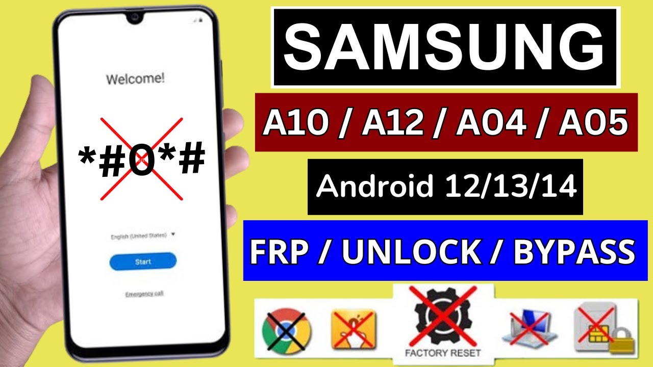 Samsung A10/A12/A04/A05 Frp Bypass Without PC | All Samsung A10/A12/A04/A05 Frp Bypass Without PC | All