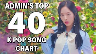 TOP 40 K POP SONGS • ADMIN'S CHART (SEPTEMBER 2018 - WEEK 4)