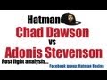 STEVENSON KO'S CHAD DAWSON IN FIRST ROUND!!!