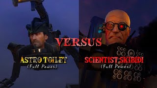 Scientist Skibidi Toilet Vs Astro Toilets #Skibiditoilet #Cameraman #Viral