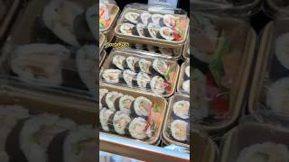 Sushi On The Platter With Wasabi