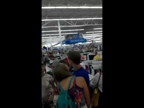 super crowded walmart