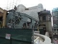 The Wells Street Bridge being fixed/ replaced