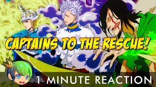 The Captains to the Rescue | Black Clover Episode 36 | 1 Minute Reaction