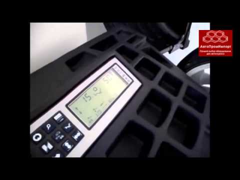 Geodyna 4500-2 Балансировочный стенд Hofmann - демонстрация работы