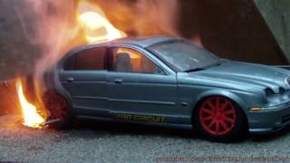 Insane Burnout Ends In Flames