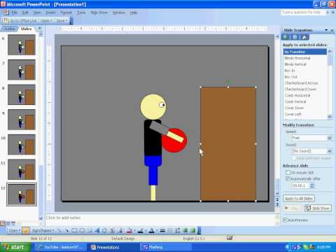 ASP Tutorial Video - Cara membuat animasi gambar pada powerpoint 2007