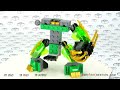 LLOYD's GREEN MECH - Custom Lego Ninjago Rebooted 70505 Animated Building Review