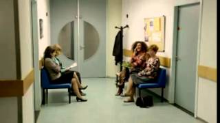 Crazy women laughing very loud in hospital