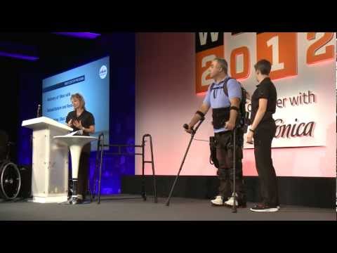 Live Exoskeleton Demo at Wired Talks 2012: Ekso Bionics' Lyne Vale