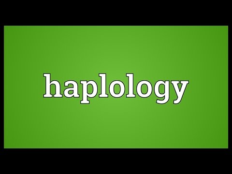 Header of haplology