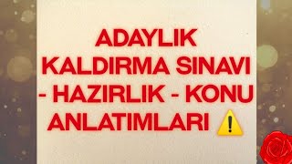 Aday Öğretmenlik Sinavi Son Bi̇r Bakiş