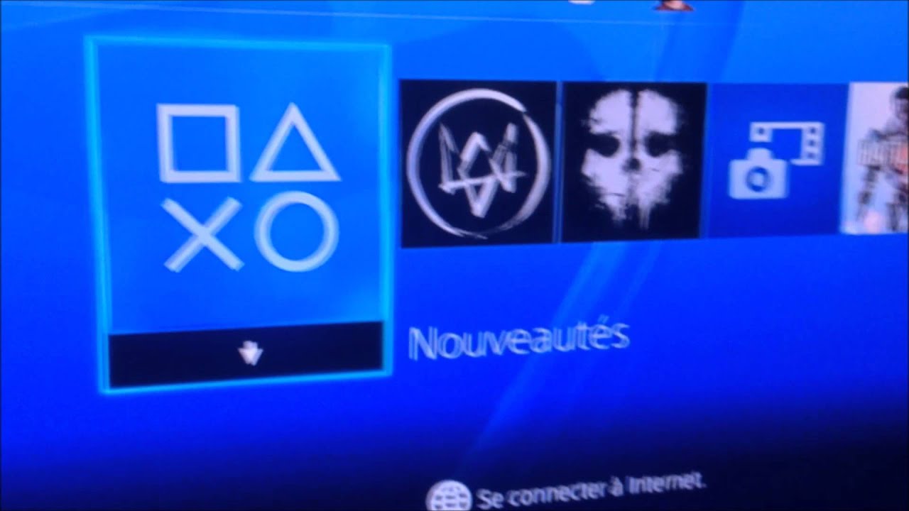 comment avoir le ligne sur ps4