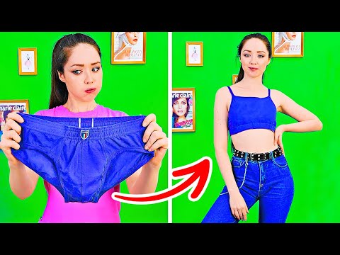 CŨ THÀNH MỚI || CÁCH ĐƠN GIẢN ĐỂ NÂNG CẤP QUẦN ÁO CŨ