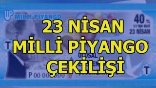 Milli Piyango Çekiliş Sonuçları 23 Nisan 2020