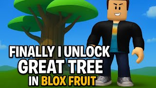 Unlocked The Great Tree Epic Progress In Blox Fruits