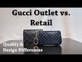 Gucci Outlet vs Gucci Retail - Quality and Design Differences