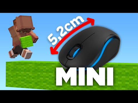 Ich spiele mit der kleinsten Maus der Welt Minecraft!
