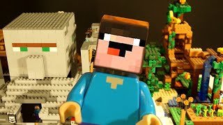 LEGO Minecraft САМОДЕЛКА и Выживание Лего НУБика