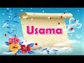 Usama name Love Status  || Usama name whatsapp video