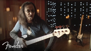 Rush's Geddy Lee on his Fender USA Geddy Lee Jazz Bass