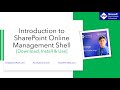 SharePoint Online Management Shell (Download, Install and Use)