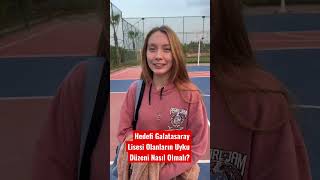 Hedefi Galatasaray Lisesi Olanların Uyku Düzeni Nasıl Olmalı?#shorts #lgs #lgs20