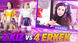Cesareti̇ Olan Gelsi̇n 2 Kiz Vs 4 Erkek Pubg Mobile