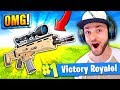 The SNIPER SCAR in Fortnite: Battle Royale!