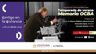 Temporada de Verano Memoria OCBA / Programa 4: Obras de Giuliani y Purcel / INBAL
