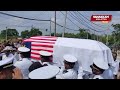 25/4/2024 : Lumut helicopter crash; funeral of Left. Sivasuthan at Sitiawan