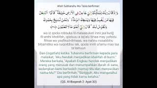 Qs.al-Baqarah 2Ayat 30