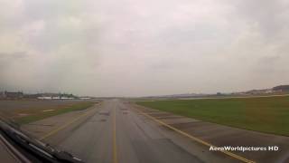 Take-off @ Sao Paulo - Guarulhos Int'l Airport (GRU/SBGR ) Brazil # Cockpit View - RWY27R