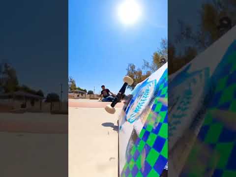 Skateboarding fall