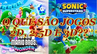 O Que São Jogos 2D, 2.5D E Jogos 3D??
