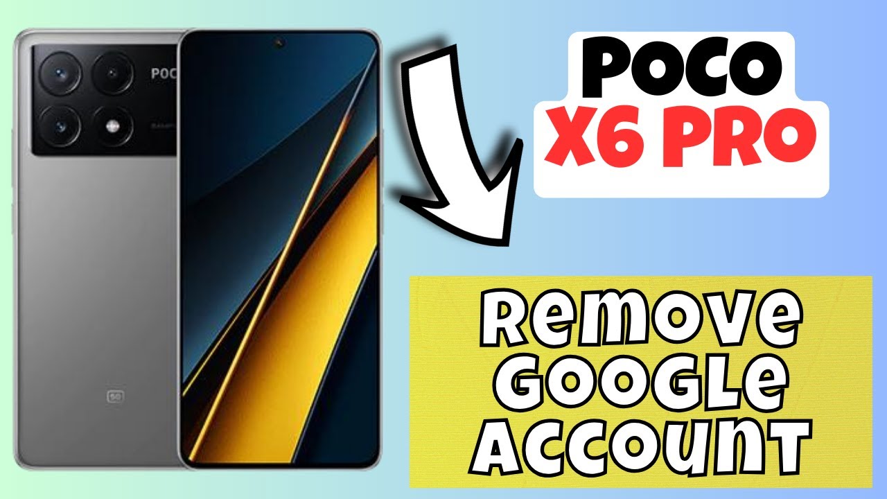 Remove google account POCO X6 Pro || How to remove Remove google account POCO X6 Pro || How to remove