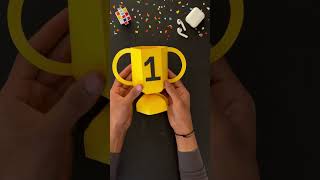 How To Make Trophy With Paper