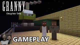 GRANNY 2 HELICOPTER ESCAPE GAMEPLAY IN MINECRAFT