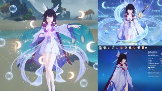 Columbina Gameplay Lunar Reactions Changes & Update Genshin Impact