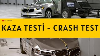 BMW Volvo Mercedes Tesla Audi Volkswagen Toyota Kaza Testi l Crash Test