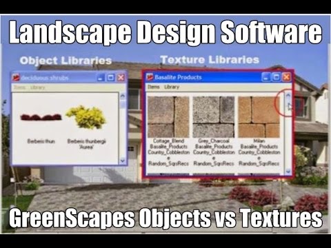 GreenScapes Landscape Design Software Libraries - YouTube