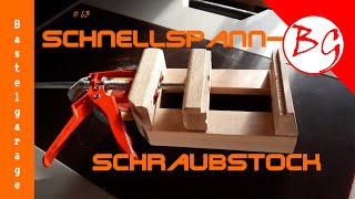 Schnellspann Schraubstock "Neu" erstmalig